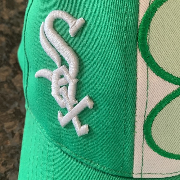 Chicago White Sox Miller Lite Chi-rish Baseball Cap Kick 10 Pro Shamrock Hat - Picture 3 of 9